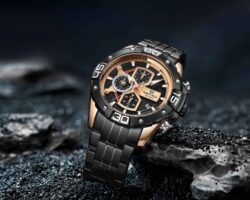 ساعة نافي فورس رجالي NF8018S-RG-B-B