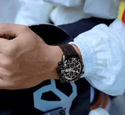 ساعة نافي فورس رجالي NF8018T-B-B-R