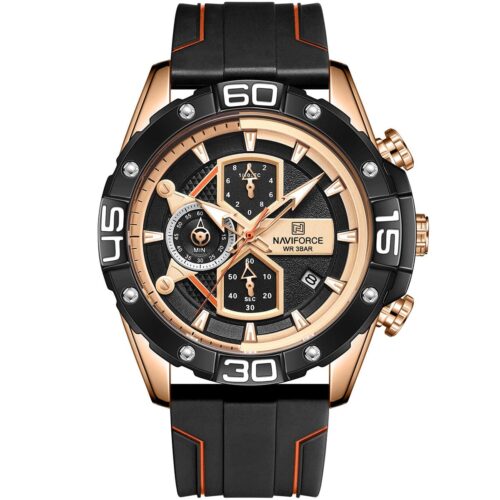 ساعة نافي فورس رجالي NF8018T-RG-B-O
