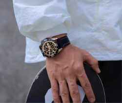 ساعة نافي فورس رجالي NF8018T-RG-B-O