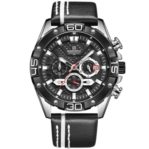 ساعة نافي فورس رجالي NF8019L-S-B