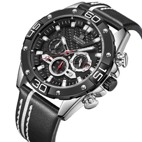 ساعة نافي فورس رجالي NF8019L-S-B