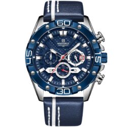 ساعة نافي فورس رجالي NF8019L-S-BE