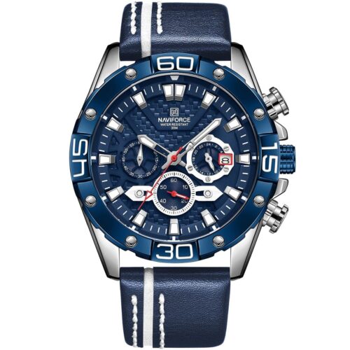 ساعة نافي فورس رجالي NF8019L-S-BE