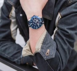 ساعة نافي فورس رجالي NF8019L-S-BE