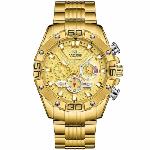 ساعة نافي فورس رجالي NF8019S-G-G
