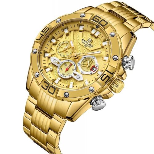 ساعة نافي فورس رجالي NF8019S-G-G