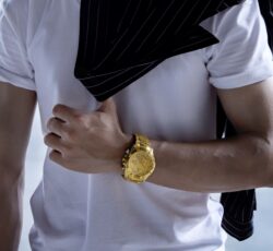 ساعة نافي فورس رجالي NF8019S-G-G