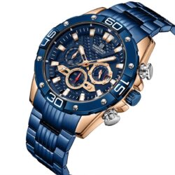 ساعة نافي فورس رجالي NF8019S-RG-BE-BE