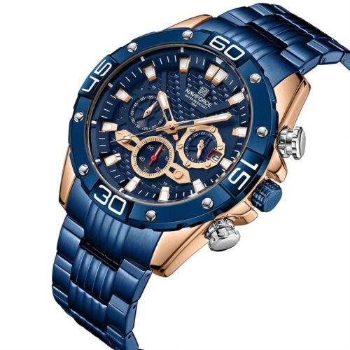 ساعة نافي فورس رجالي NF8019S-RG-BE-BE