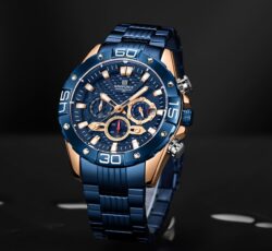 ساعة نافي فورس رجالي NF8019S-RG-BE-BE