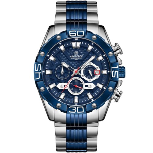 ساعة نافي فورس رجالي NF8019S-S-BE