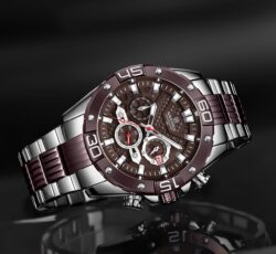 ساعة نافي فورس رجالي NF8019S-S-CE