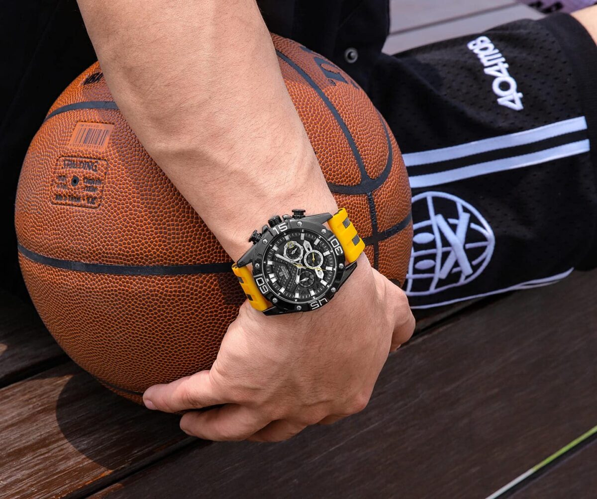 ساعة نافي فورس رجالي NF8019T-B-B-Y