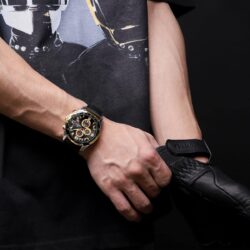 ساعة نافي فورس رجالي NF8020L-G-B-B