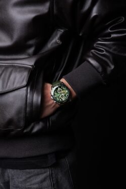 ساعة نافي فورس رجالي NF8020L-S-GN-GN