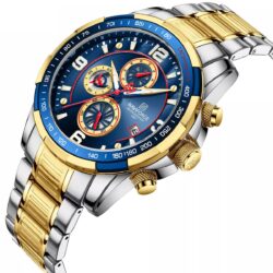 ساعة نافي فورس رجالي NF8020S-G-BE