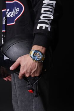 ساعة نافي فورس رجالي NF8020S-G-BE