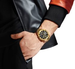 ساعة نافي فورس رجالي NF8021-G-B