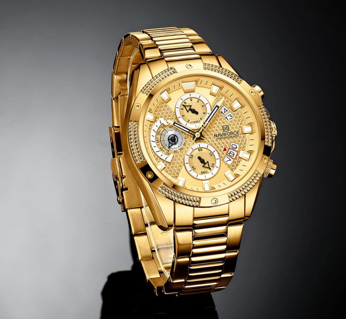 ساعة نافي فورس رجالي NF8021-G-G