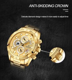 ساعة نافي فورس رجالي NF8021-G-G