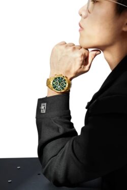 ساعة نافي فورس رجالي NF8021-G-GN