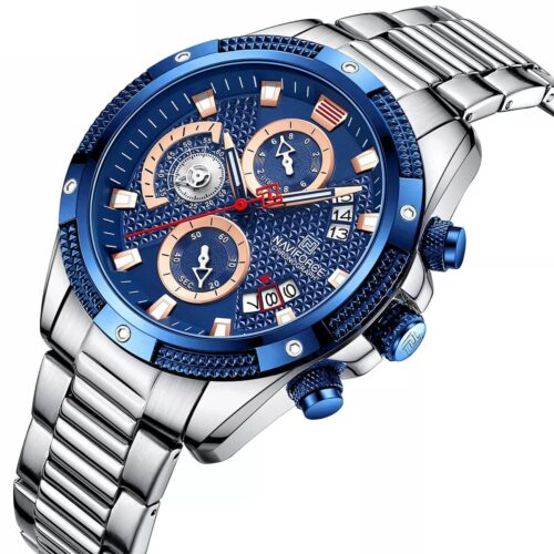 ساعة نافي فورس رجالي NF8021-S-BE