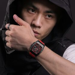 ساعة نافي فورس للرجال NF8025-B-R-R