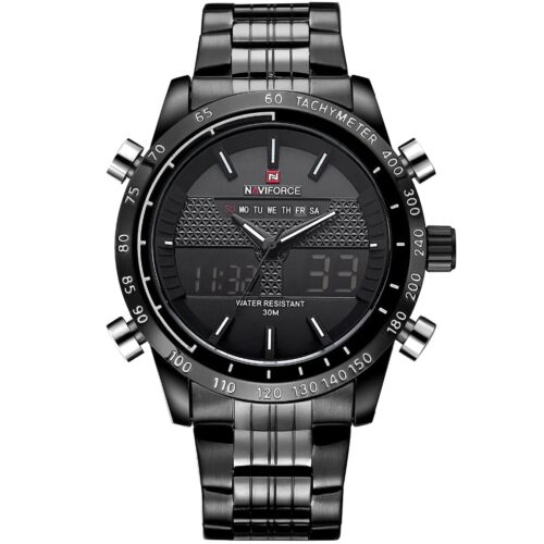 ساعة نافي فورس رجالي NF9024-B-B-W
