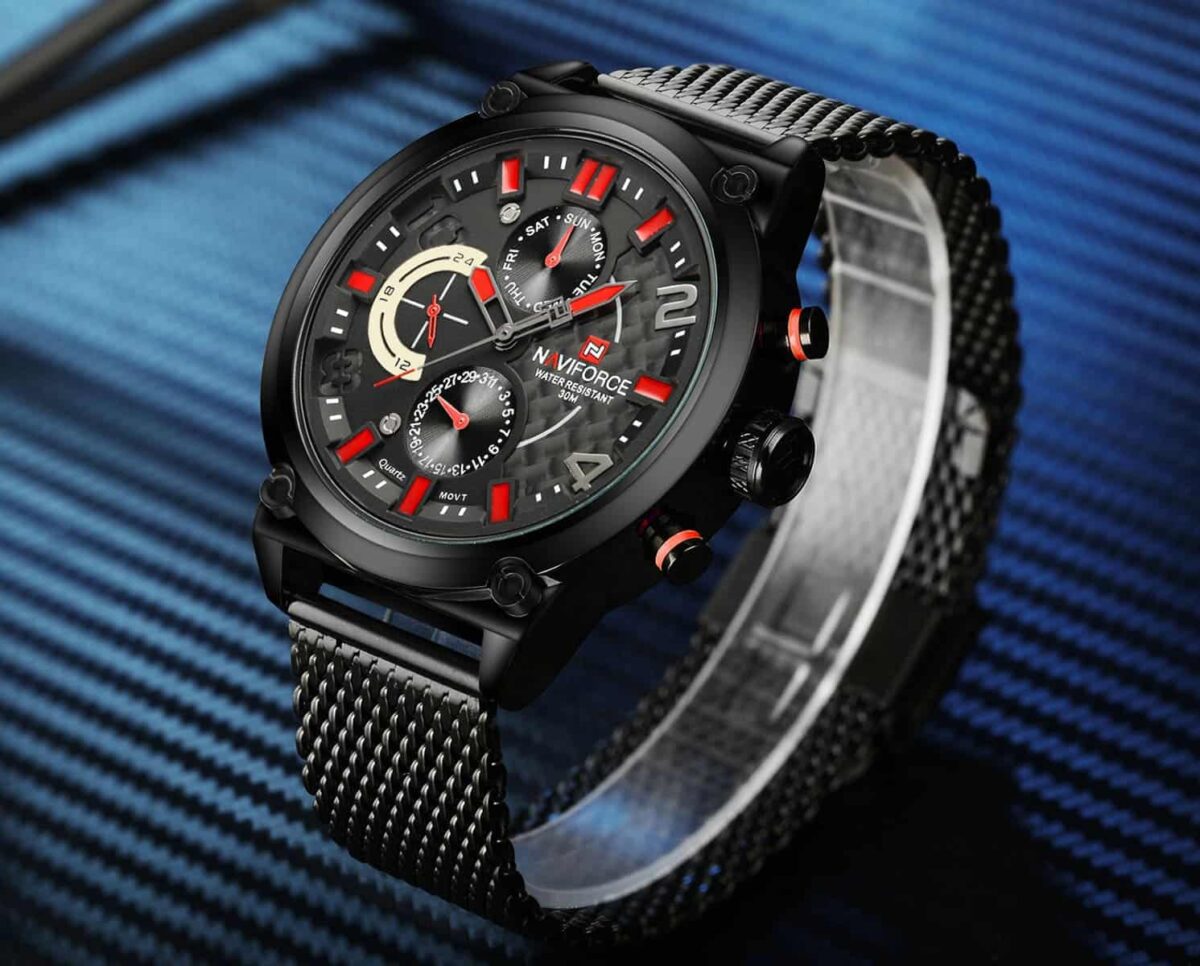 ساعة نافي فورس رجالي NF9068S-B-R-B