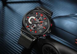 ساعة نافي فورس رجالي NF9068S-B-R-B