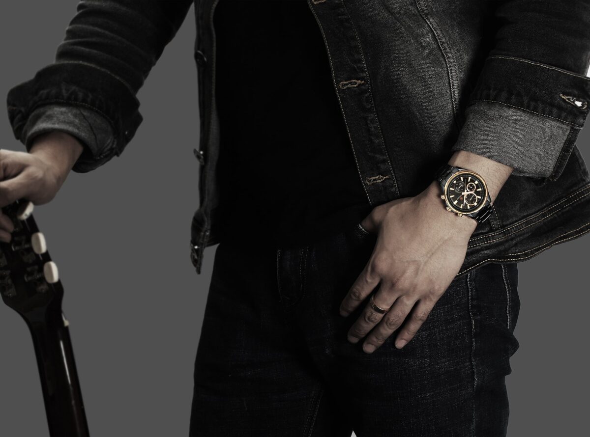 ساعة نافي فورس رجالي NF9089S-RG-B