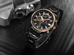 ساعة نافي فورس رجالي NF9089S-RG-B