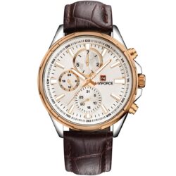 ساعة نافي فورس رجالي NF9089S-RG-W