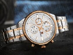 ساعة نافي فورس رجالي NF9089S-RG-W