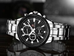 ساعة نافي فورس رجالي NF9089S-S-B