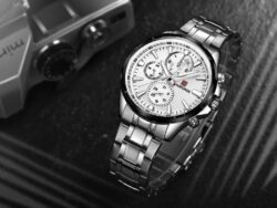 ساعة نافي فورس رجالي NF9089S-S-W