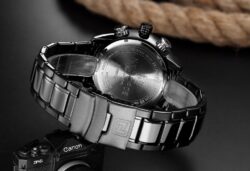 ساعة نافي فورس رجالي NF9093-B-B-W