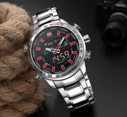 ساعة نافي فورس رجالي NF9093-S-B-R