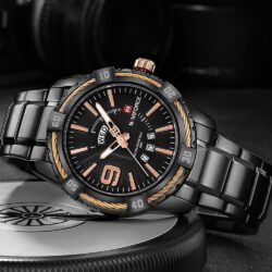 ساعة نافي فورس رجالي NF9117S-B-RG