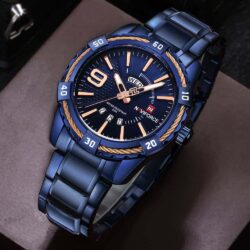 ساعة نافي فورس رجالي NF9117S-BE-BE