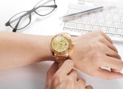 ساعة نافي فورس رجالي NF9117S-G-G