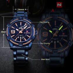 ساعة نافي فورس رجالي NF9117S-G-G