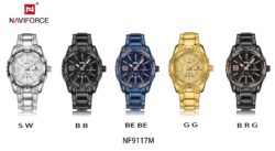 ساعة نافي فورس رجالي NF9117S-S-W