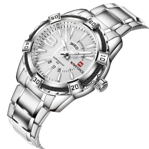 ساعة نافي فورس رجالي NF9117S-S-W