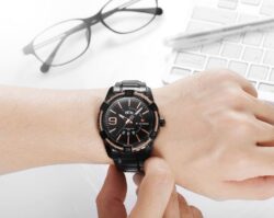 ساعة نافي فورس رجالي NF9117S-S-W