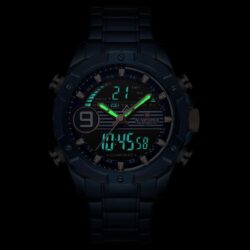 ساعة نافي فورس رجالي NF9146S-BE-W-BE