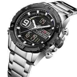 ساعة نافي فورس رجالي NF9146S-S-W-B