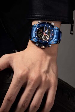 ساعة نافي فورس رجالي NF9163-BE-BE