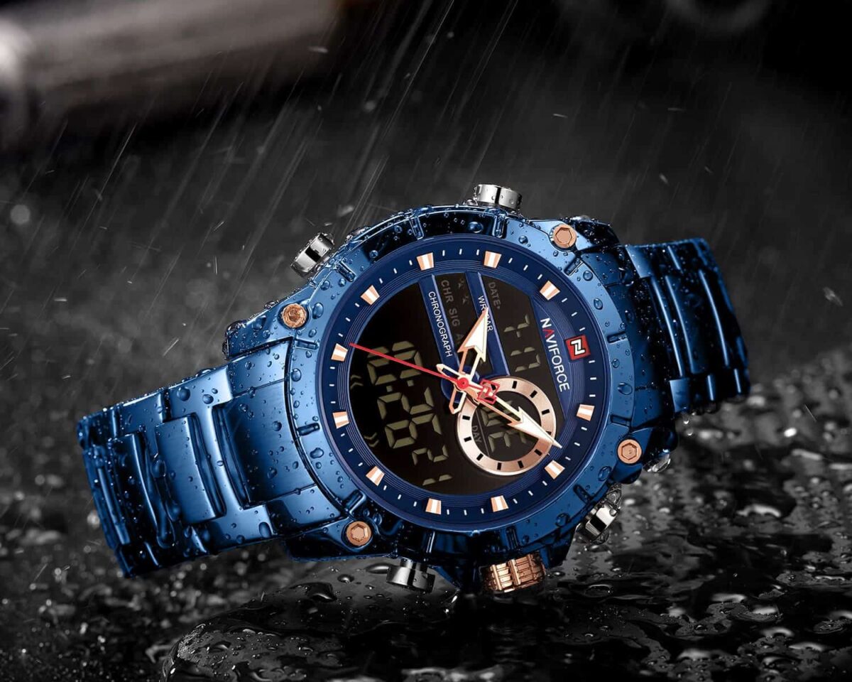 ساعة نافي فورس رجالي NF9163-BE-BE